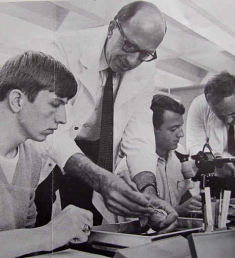 Hope Ritter with students